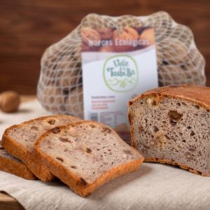 Pan Integral de Sarraceno con pasas y nueces