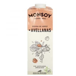 Bebida de Arroz + Avellanas 'Monsoy'