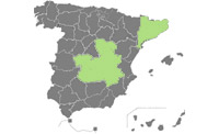 Castilla-La Mancha y Cataluña