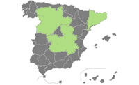 Castilla-La Mancha, Castilla y León y Cataluña